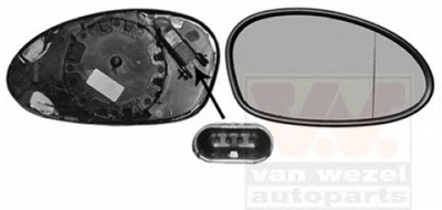 VAN WEZEL 0627866u -  Зеркальное стекло, наружное зеркало